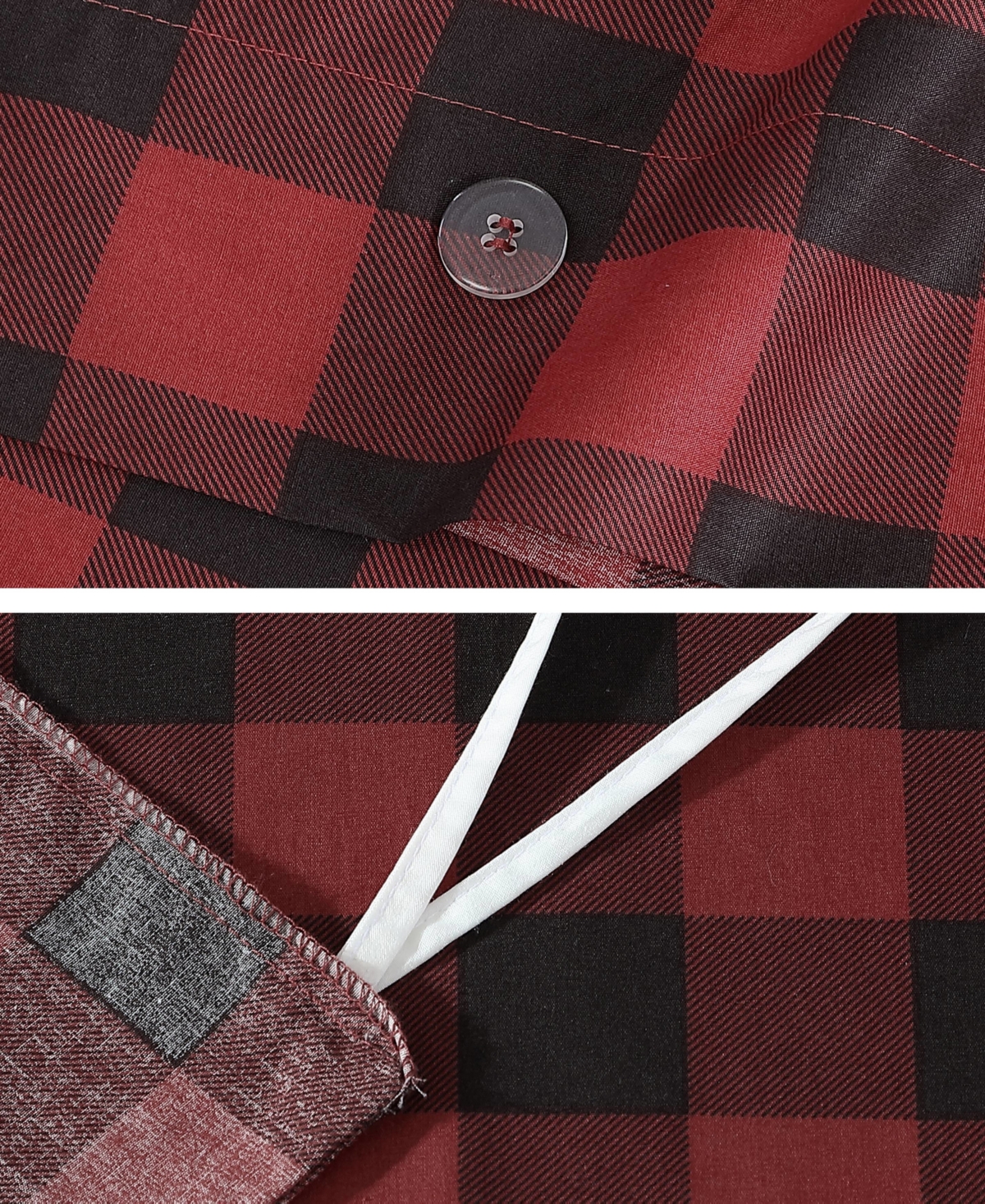 Closeout! Eddie Bauer Mountain Plaid Cotton Reversible 3 Piece Comforter Set,