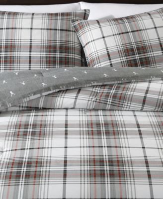 Alder Plaid 3-Pc. Comforter Set, King