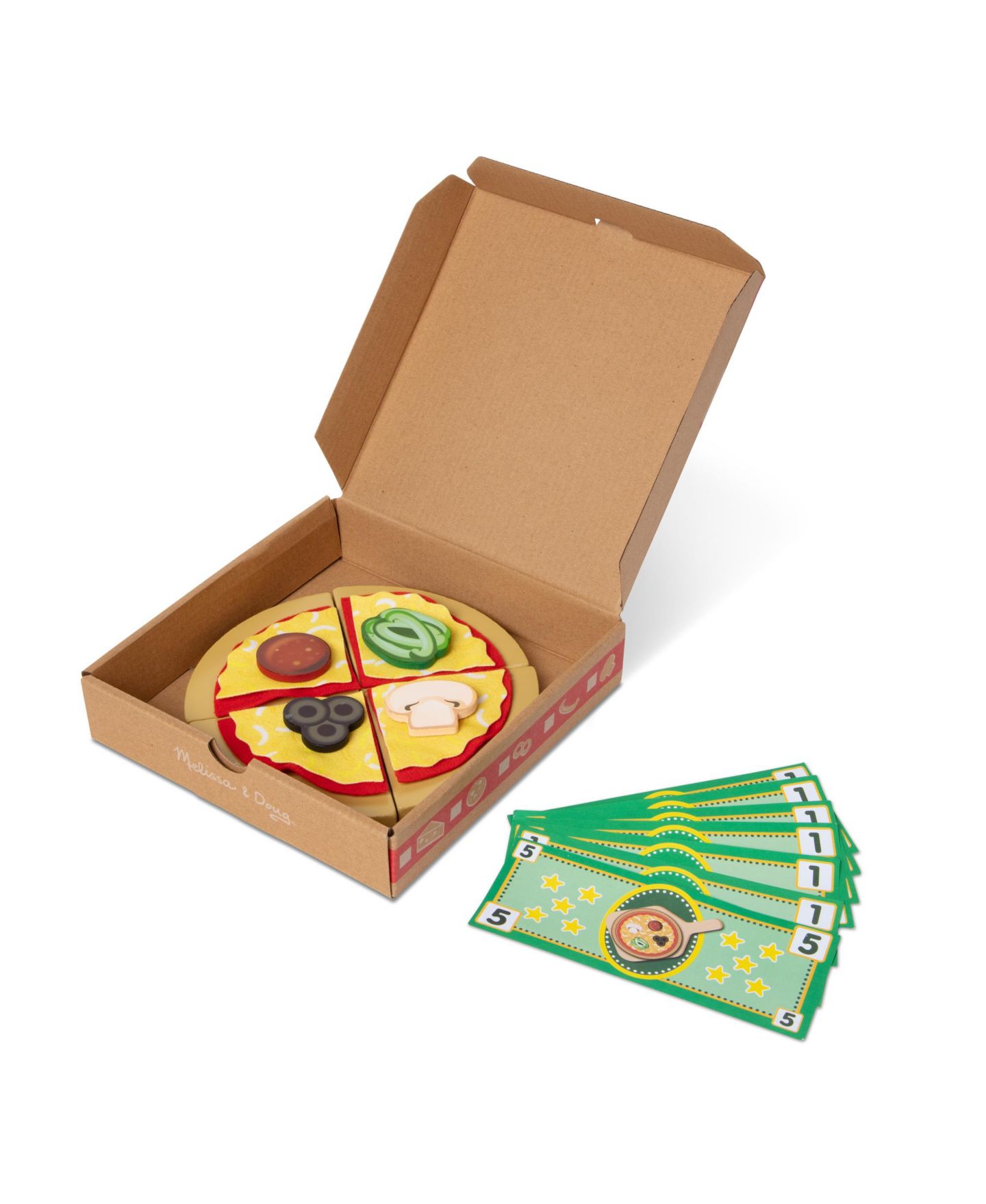 Детские игрушки Melissa and Doug Top & Bake 41-Piece Pizza Play Set, Ages 3+ — фото 3