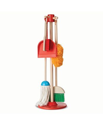 Melissa & Doug Toy, Dust! Sweep! Mop!, Ages 3+ - 6 pieces