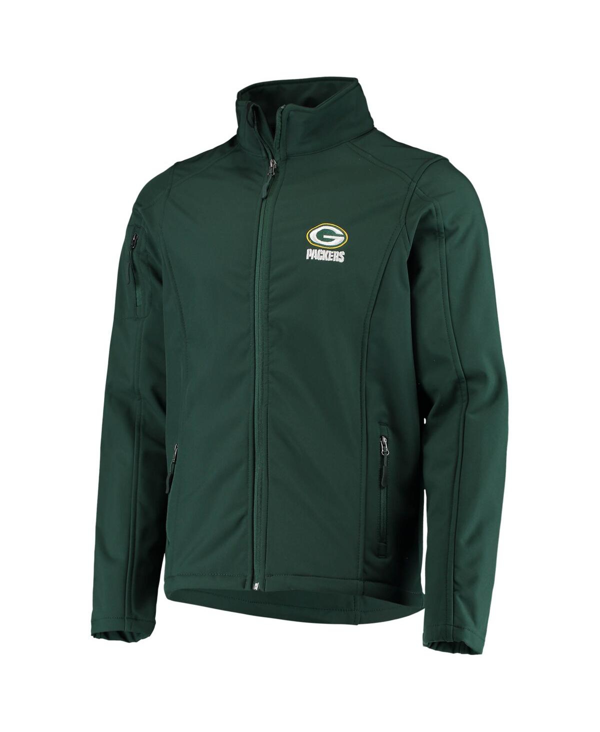 Men's DunbrookeGreen Bay Packers Sonoma Softshell Full-Zip Jacket - Green