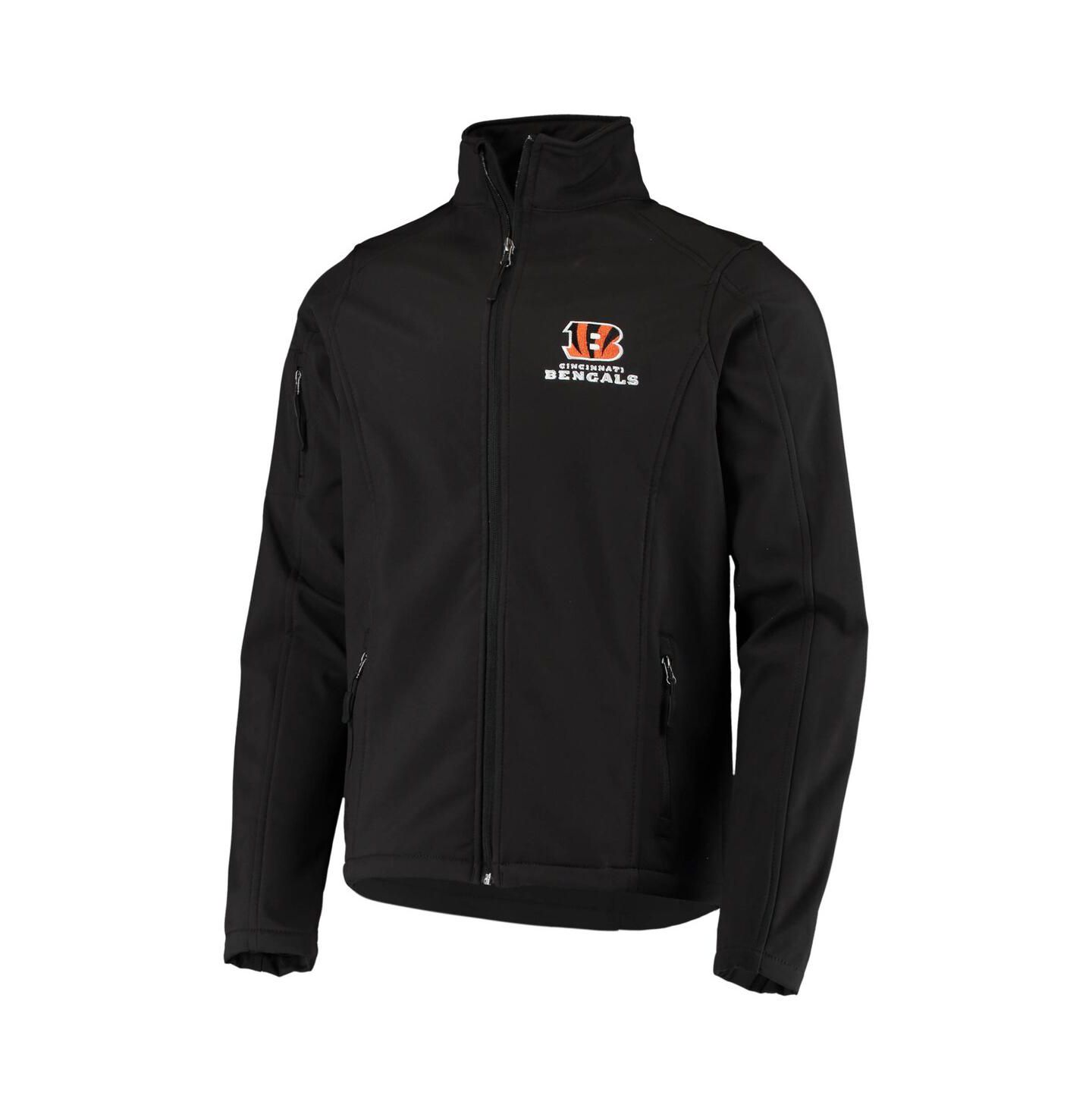 Мужская куртка Dunbrooke Black Cincinnati Bengals Sonoma Softshell Full-Zip — фото 2