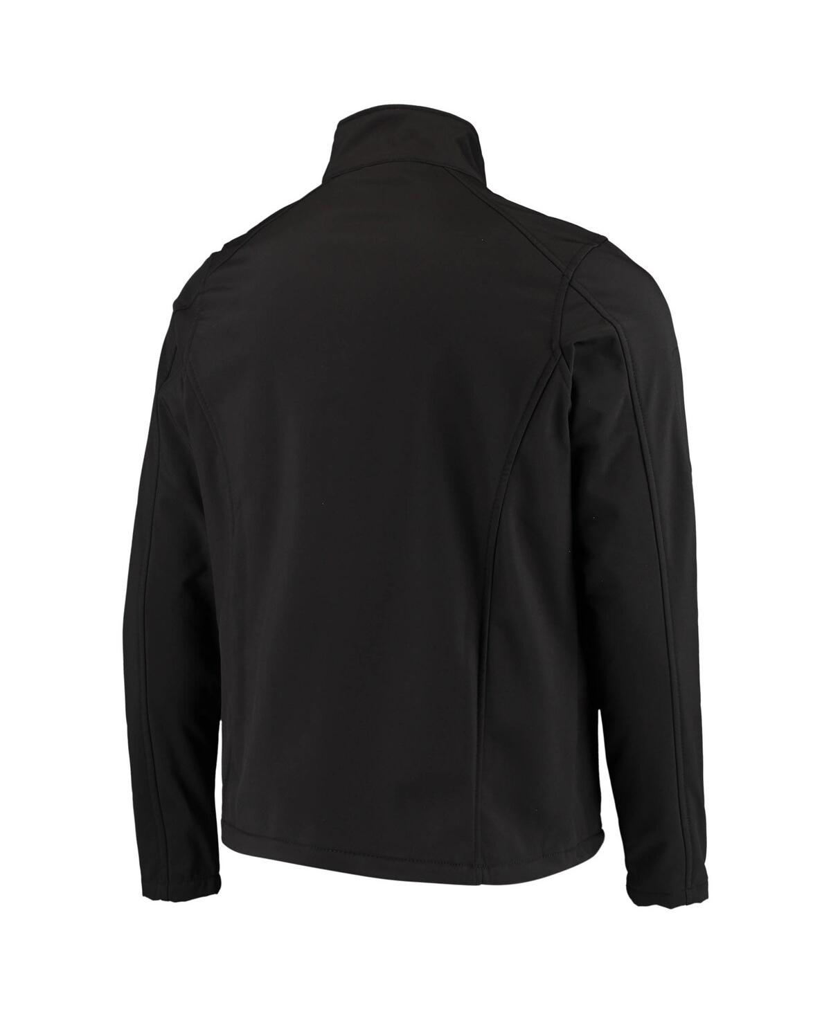 DUNBROOKE MEN'S DUNBROOKE BLACK CINCINNATI BENGALS SONOMA SOFTSHELL FULL-ZIP JACKET 