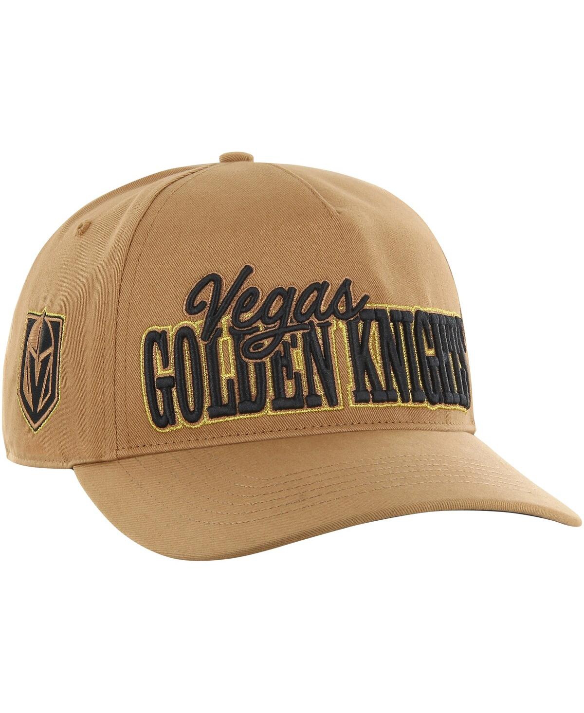 47 Brand Men's ' Tan Vegas Golden Knights Barnes Hitch Adjustable Hat In Tan