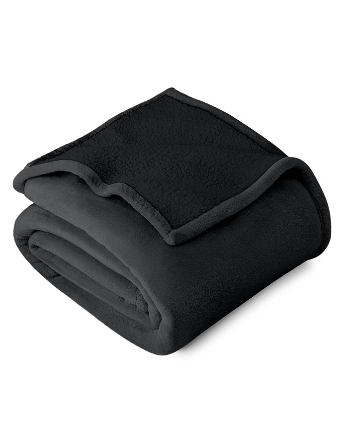 Bare Home Fleece Sherpa King Blanket Macy's