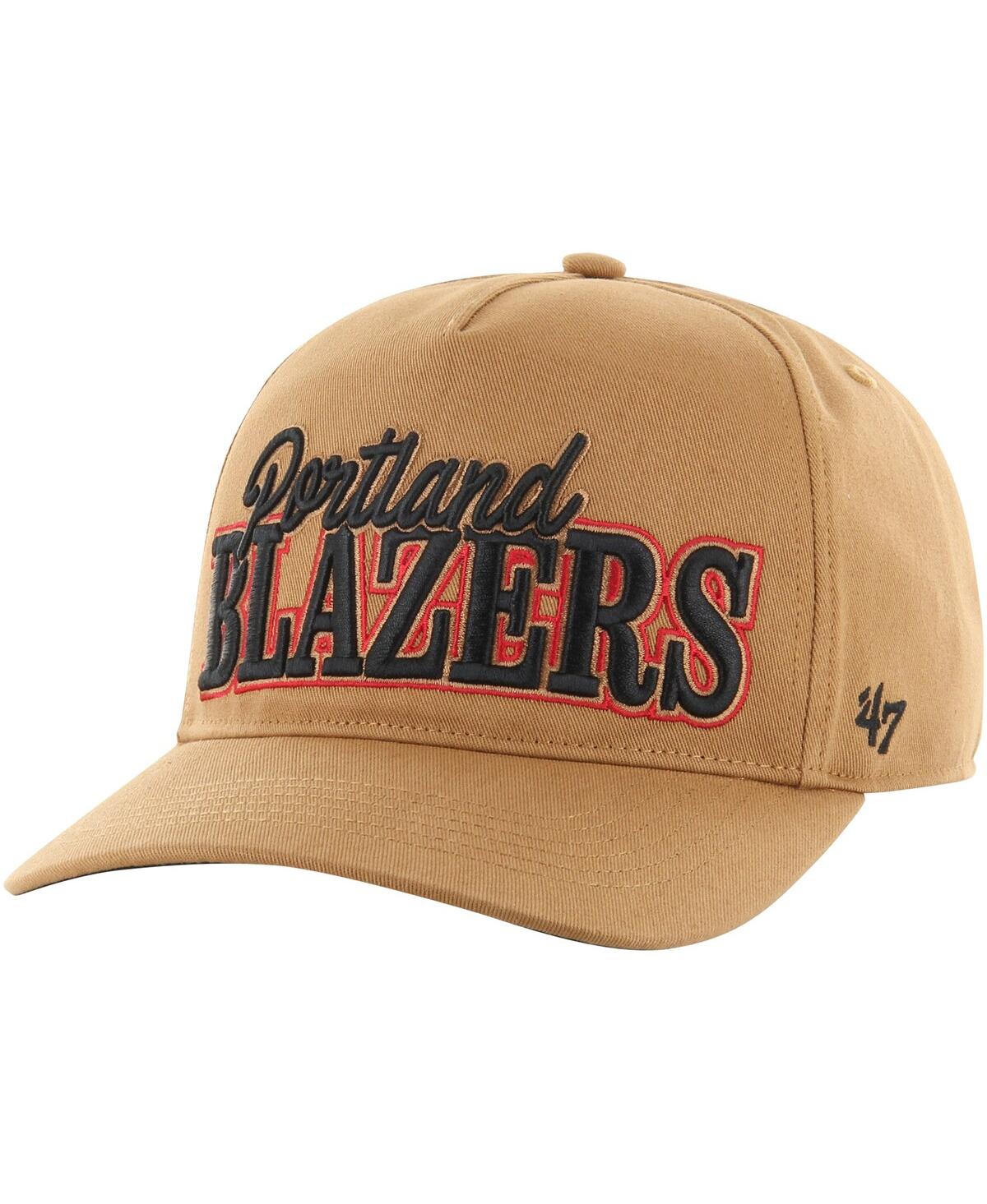 Men's '47 BrandPortland Trail Blazers Barnes Hitch Adjustable Hat - Tan