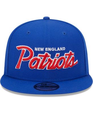 Men's Royal New England Patriots Main Script 9FIFTY Snapback Hat