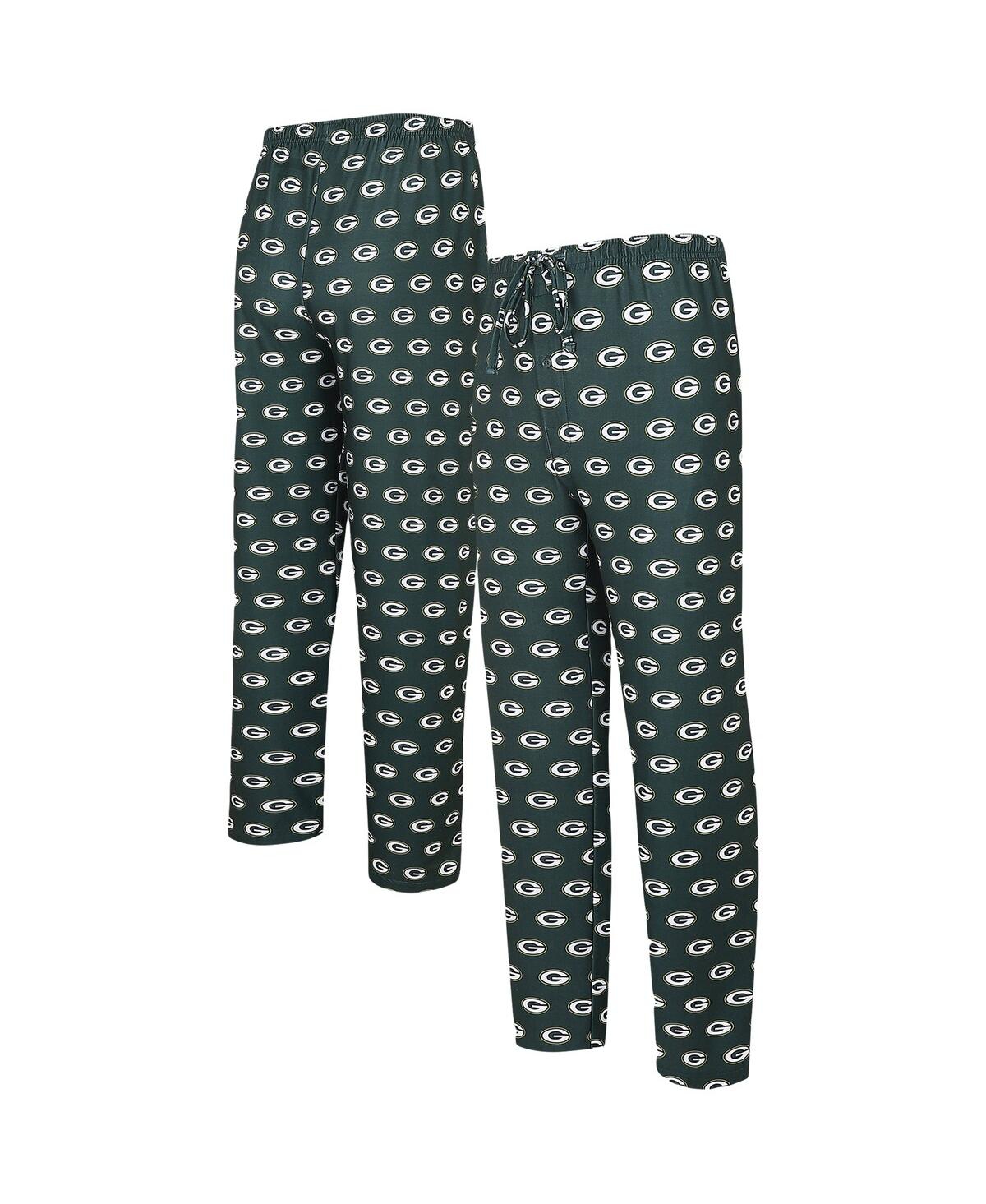 Men's Concepts Sport Green Green Bay Packers Gauge Allover Print Knit Pants - Green