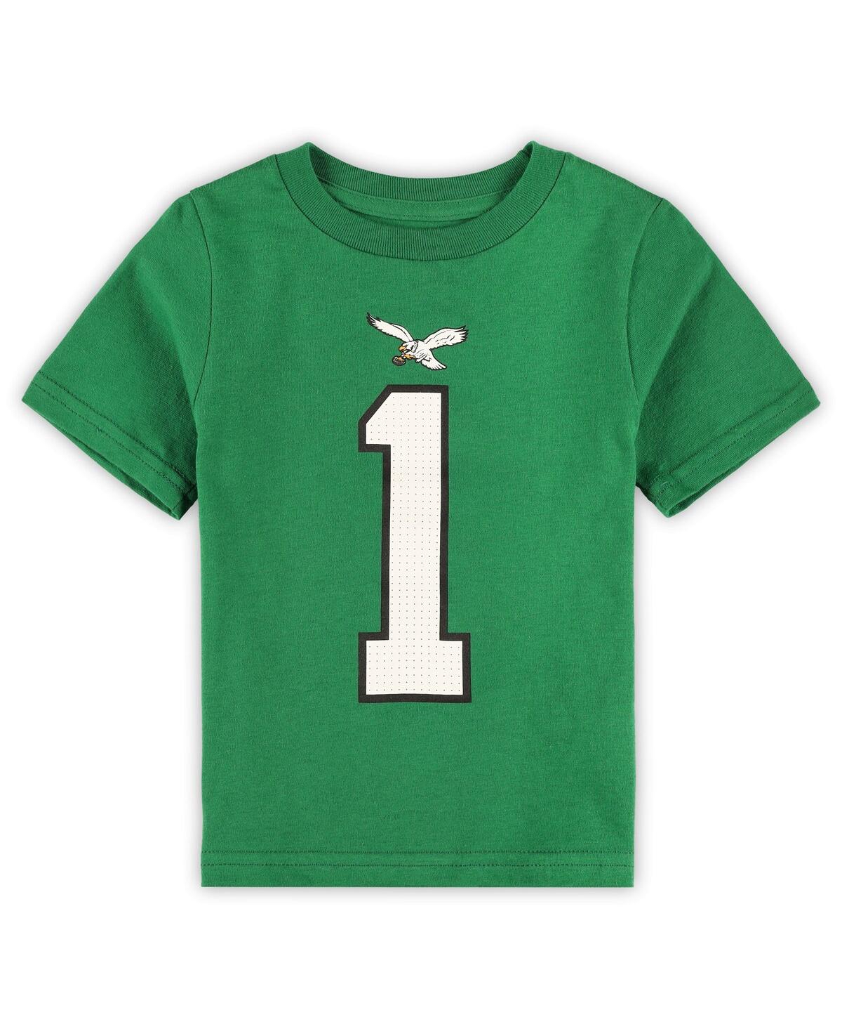 Nike Toddler Boys And Girls  Jalen Hurts Kelly Green Philadelphia Eagles Player Name And Number T-shi In Kelly Green