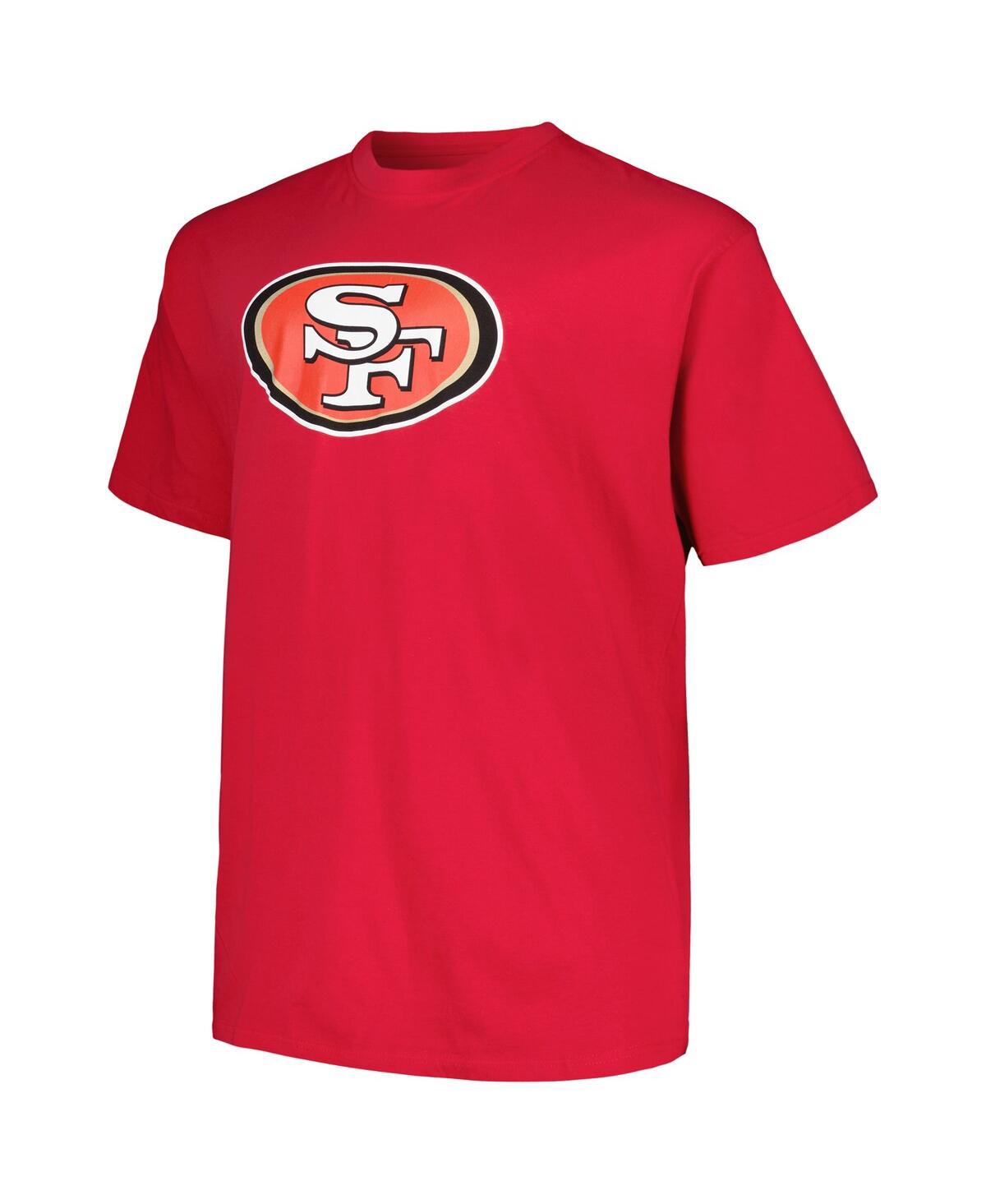 Men's Fanatics Brock PurdySan Francisco 49ers Big and Tall Player Name and Number T-shirt - Scarlet