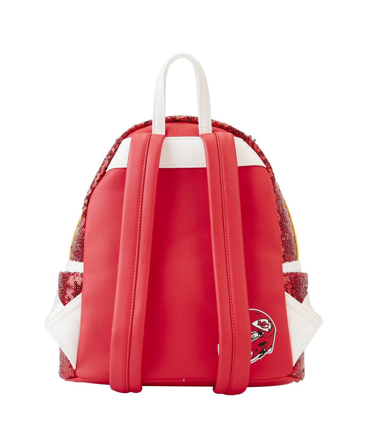 Shop Loungefly Men's And Women's  Kansas City Chiefs Sequin Mini Backpack In Red