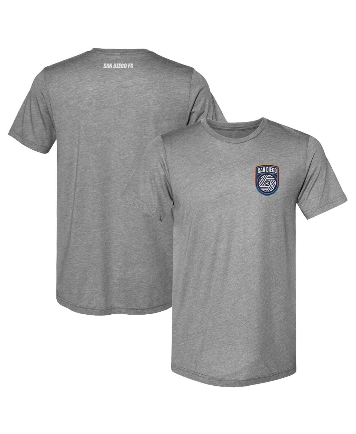 Men's 500 Level Heather Gray San Diego Fc Primary Logo Premium T-shirt - Heather Gray