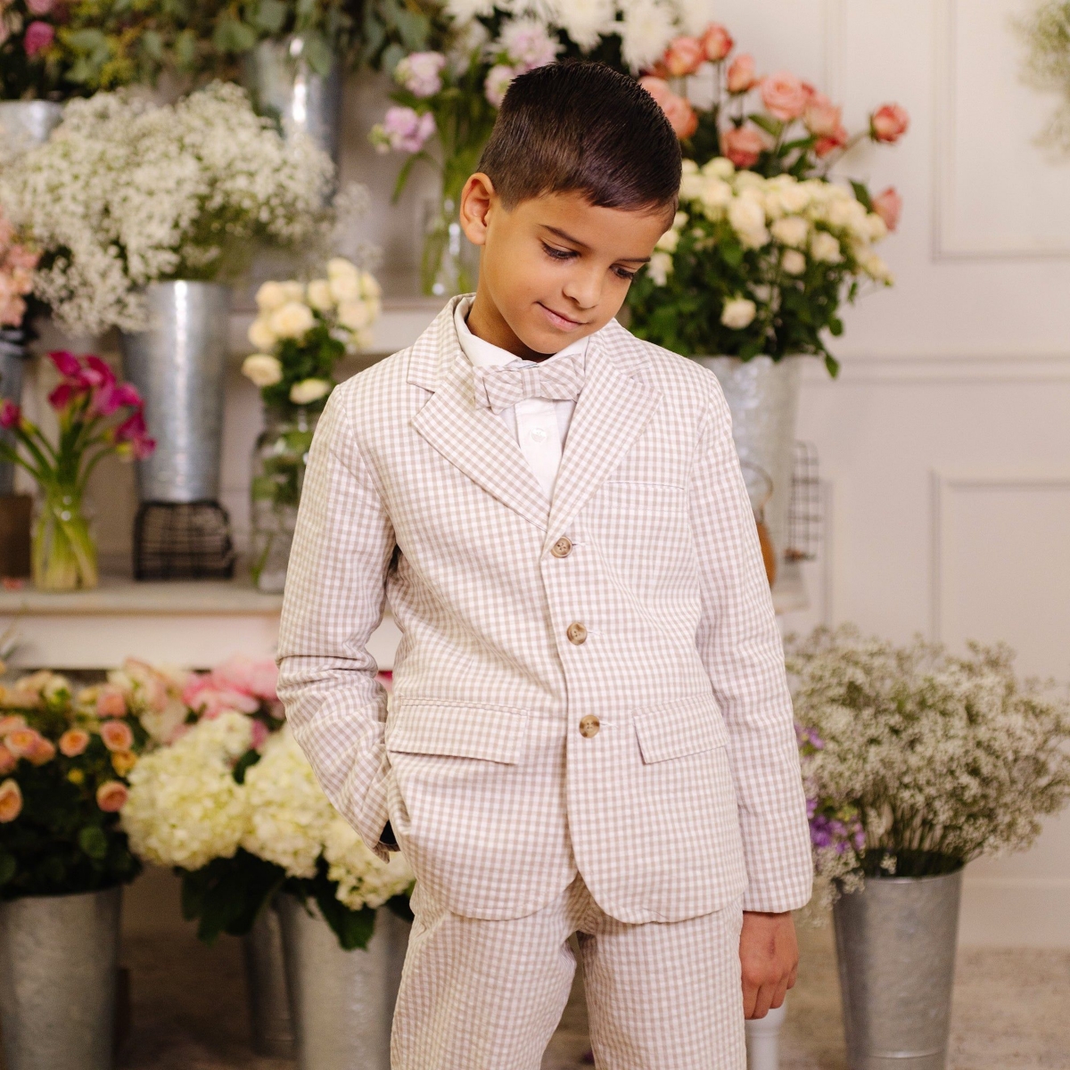 Hope & Henry Toddler Boys Organic Seersucker Suit Pant