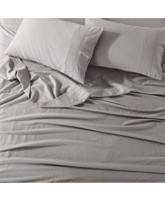Belgian Flax Linen Cotton Sheet Set, Twin XL