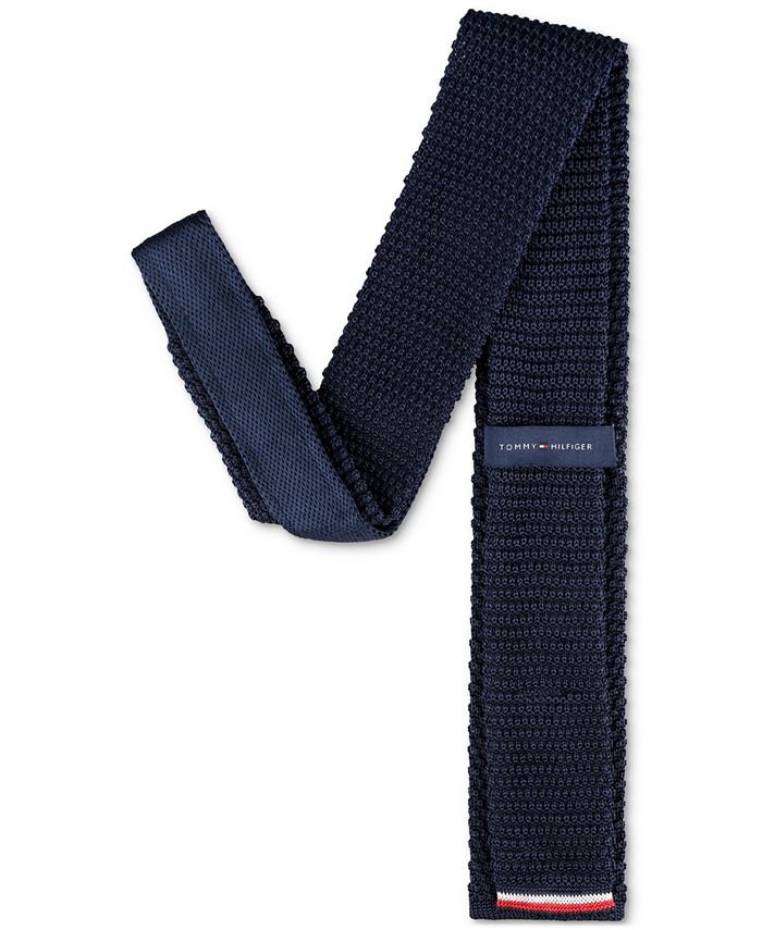 Tommy Hilfiger Men's Global Stripe Knit Tie - Macy's