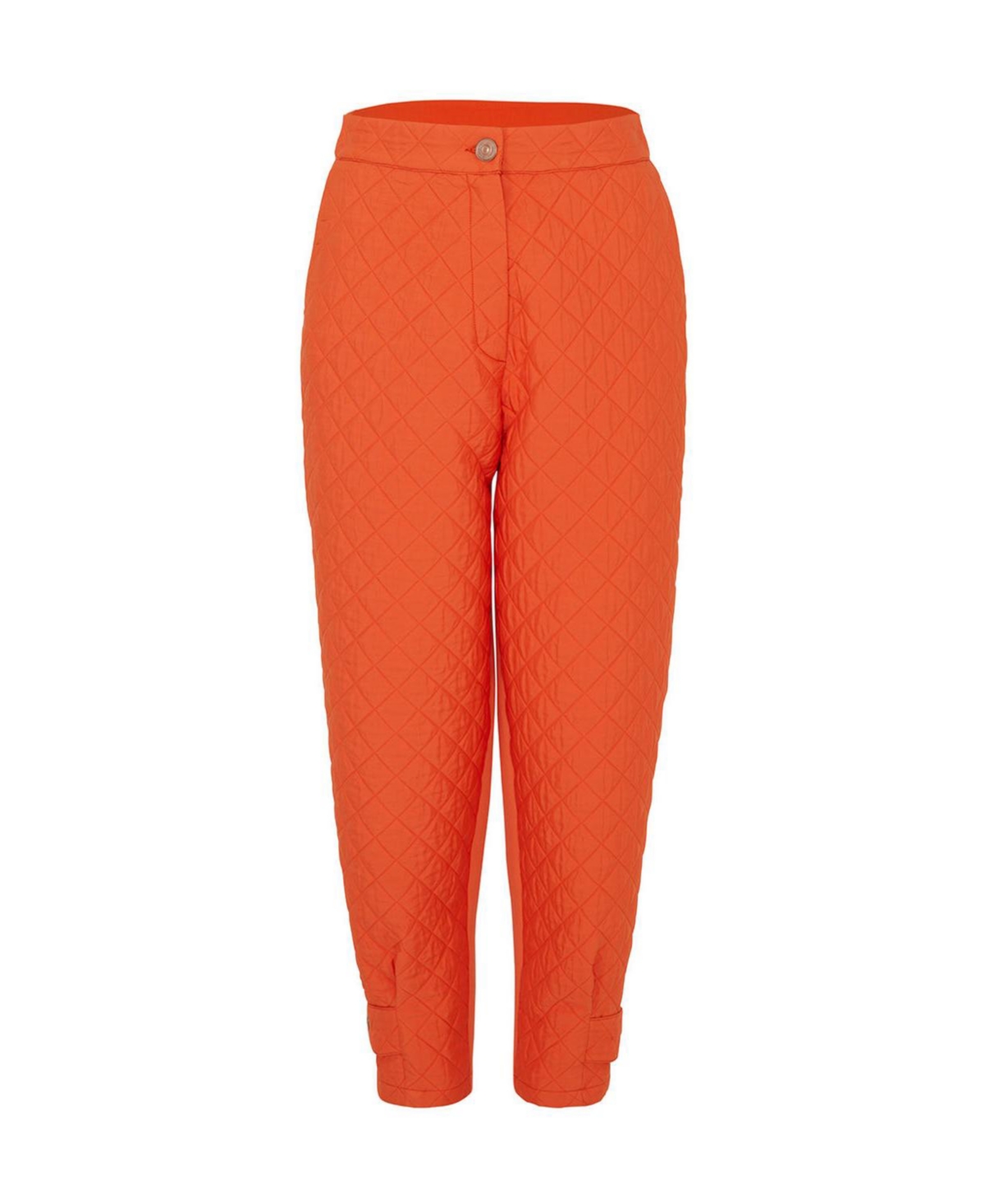 Shop Nocturne Women's Quilted Joggers In Orange