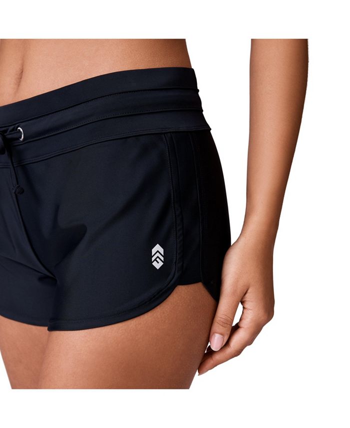 Free Country Women's Drawstring Swim Boy Short Macy's