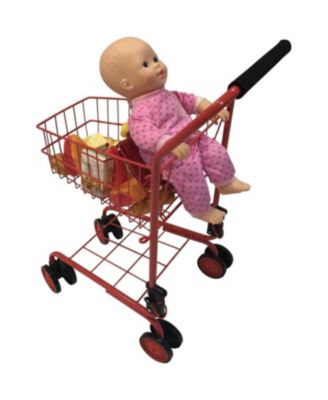 Toy Shopping Cart Red