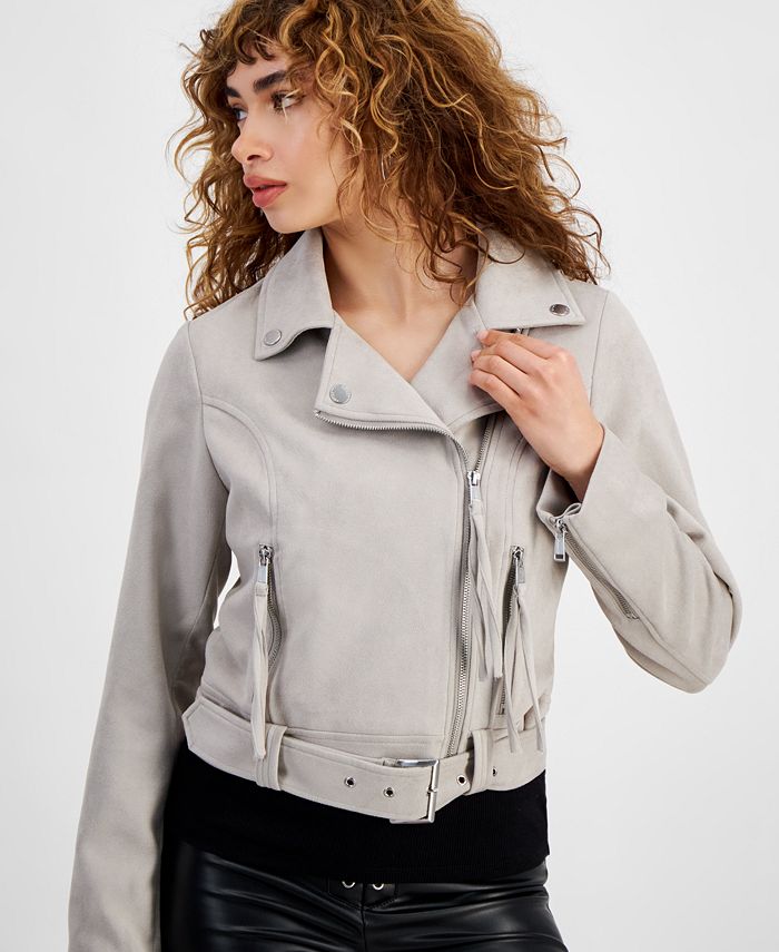 Guess suede jacket womens cheap