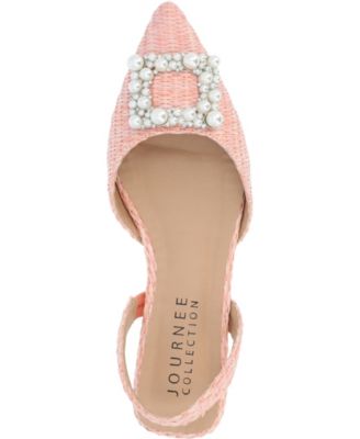 Women's Hannae Embellished Slingback Flats