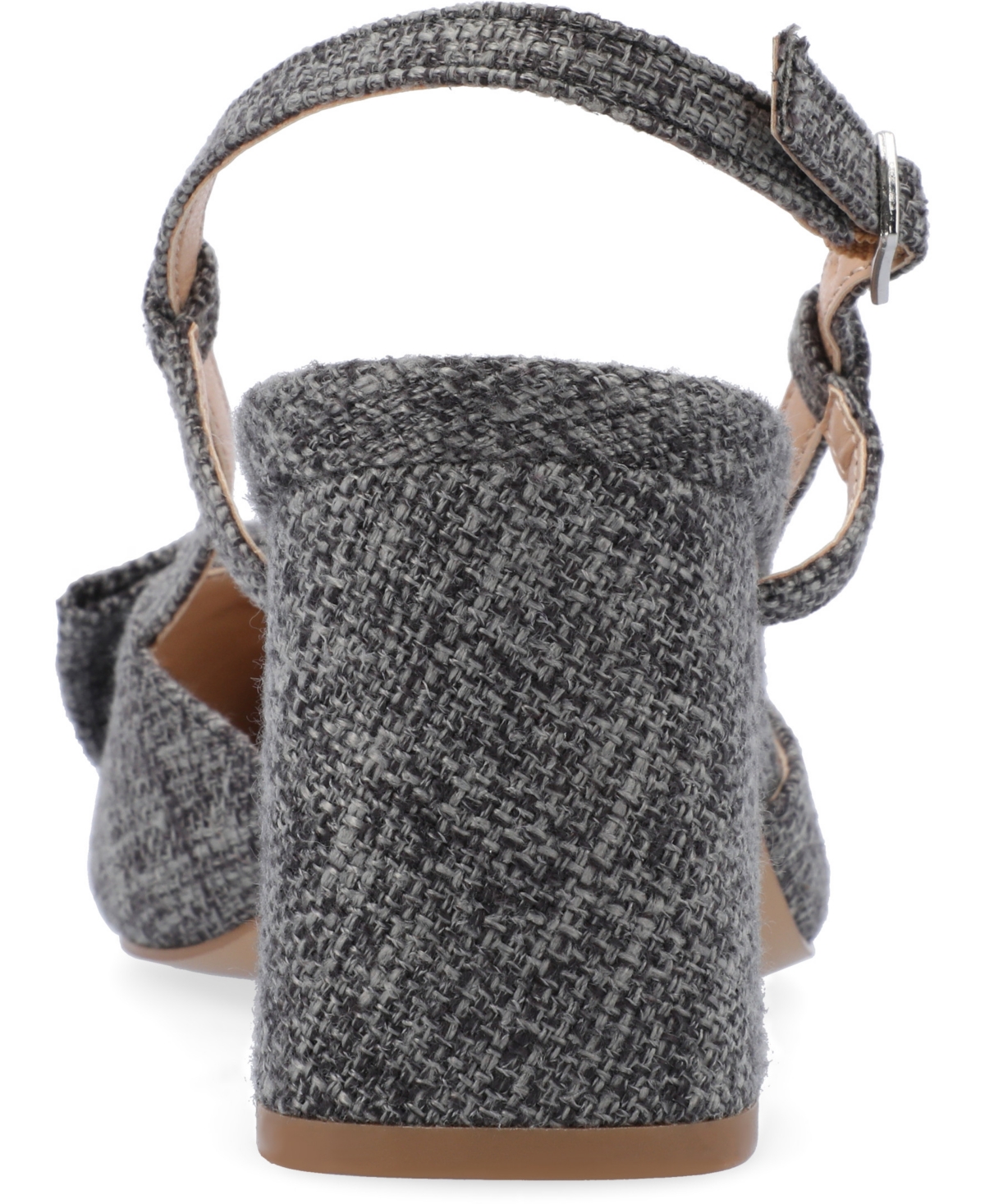 Shop Journee Collection Women's Tailynn Block Heel Pumps In Charcoal
