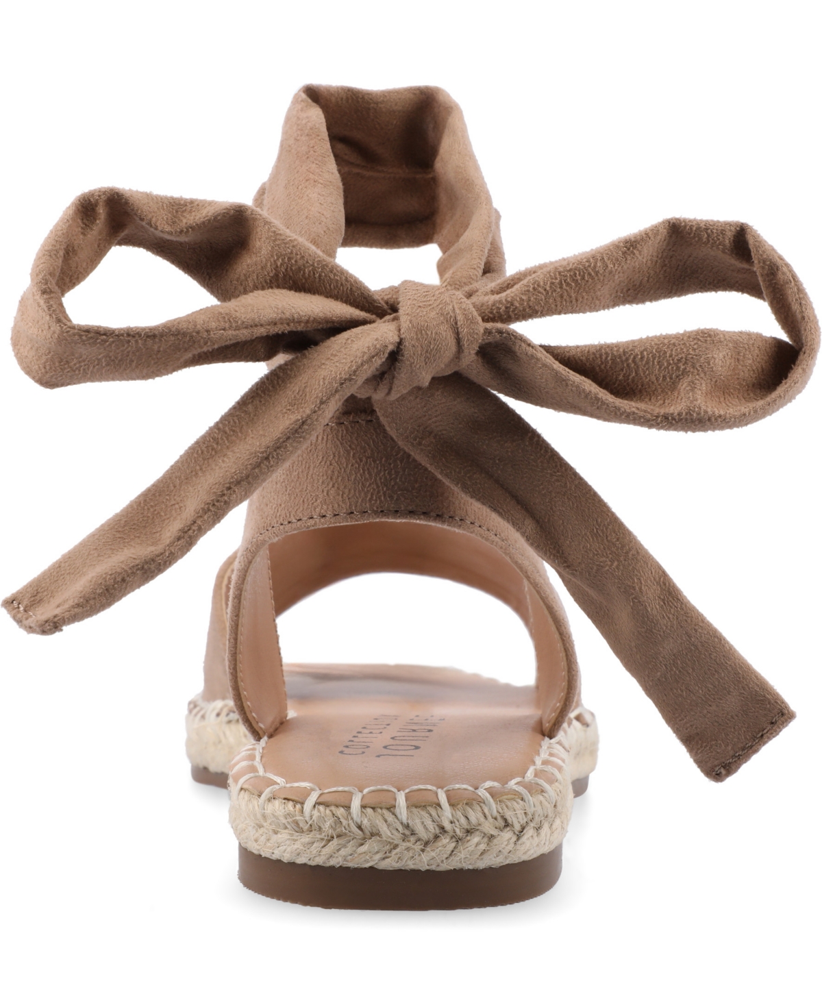 JOURNEE COLLECTION WOMEN'S EMELIE ESPADRILLE FLAT SANDALS 