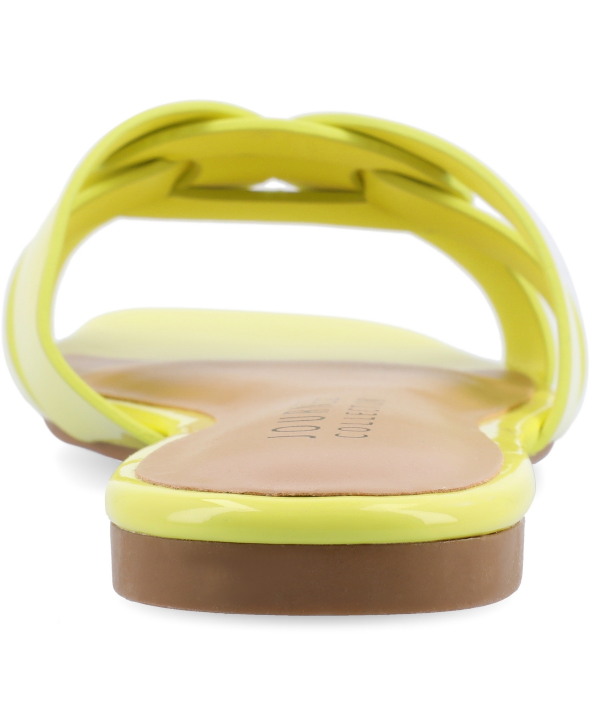 Journee Collection Journee Womens Arrina Wide Width Flat Sandals In Green