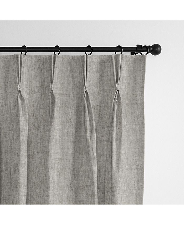 6ix Tailors Fine Linens Carmel Linen Au Natural Pinch Pleat Drapery