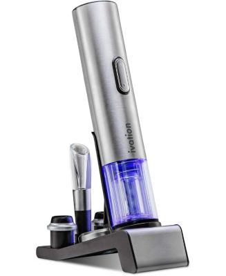 Ivation 7 Piece Wine Set, Electric Wine Opener, Wine Preserver & More! - Macy's