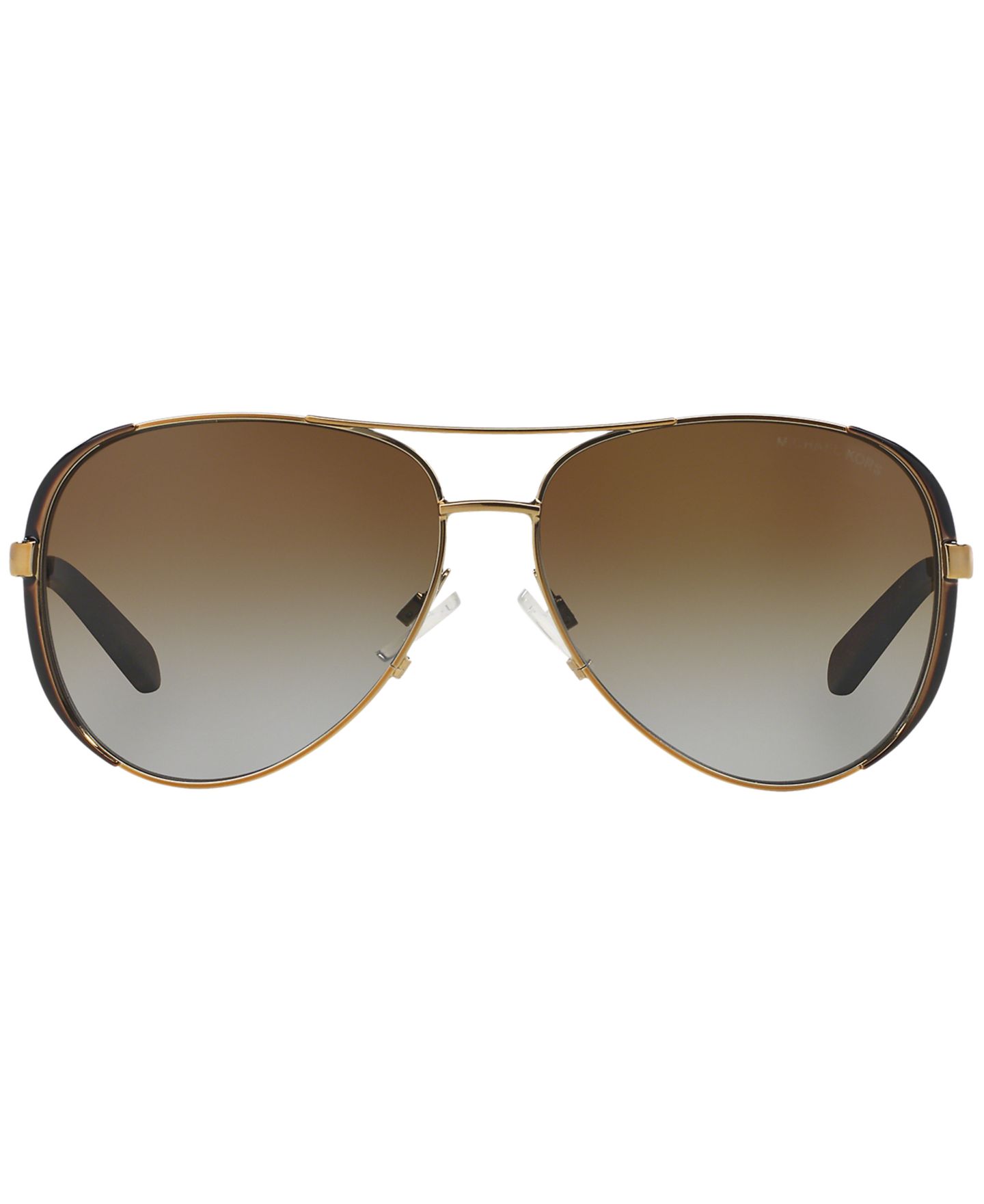 Солнцезащитные очки Michael Kors Unisex Sunglasses, MK5004, цвет: Золотой коричневый / Коричневый градиентный — фото 2