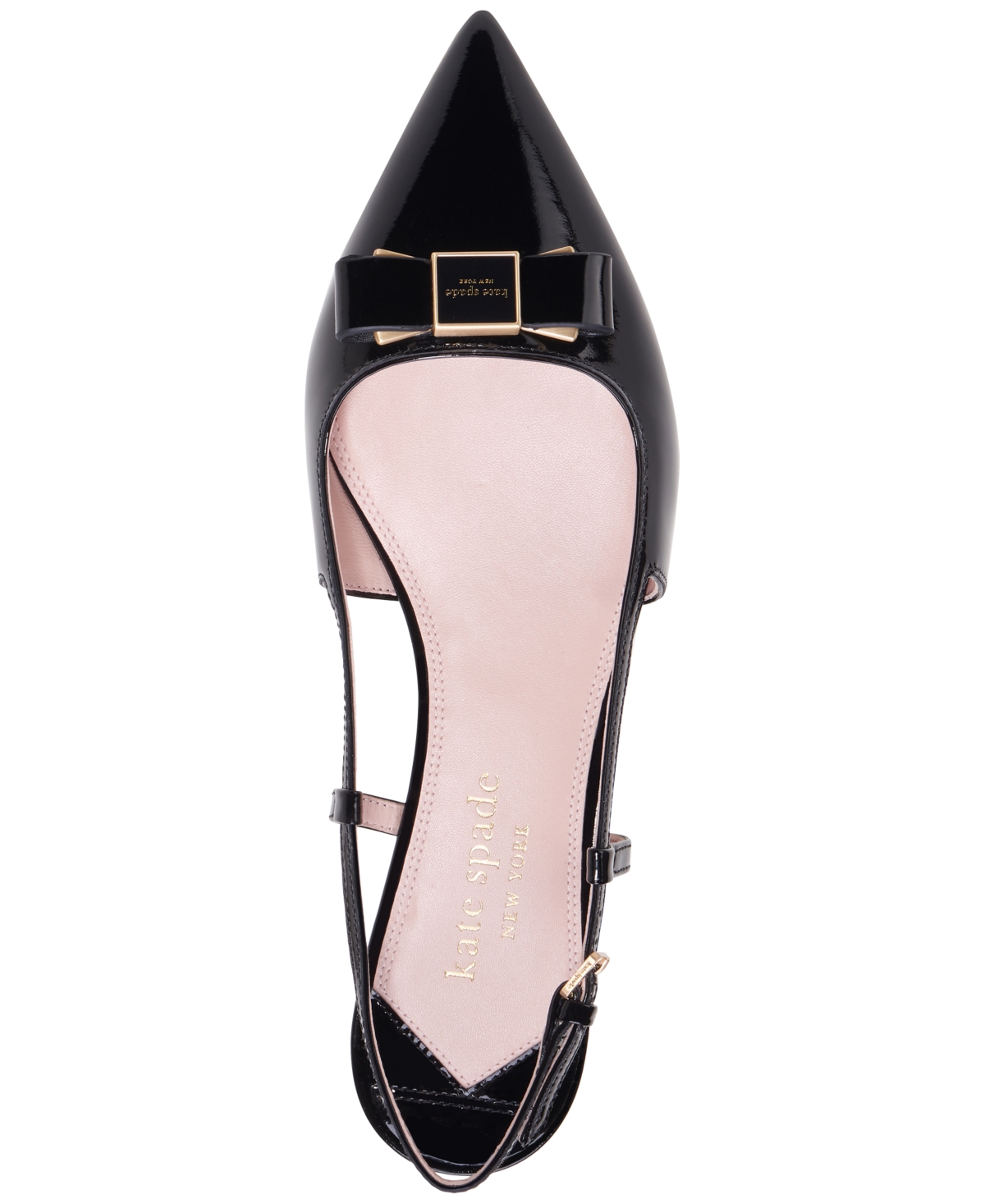 Kate Spade New York Women's Bowdie Pointed-Toe Slingback Flats