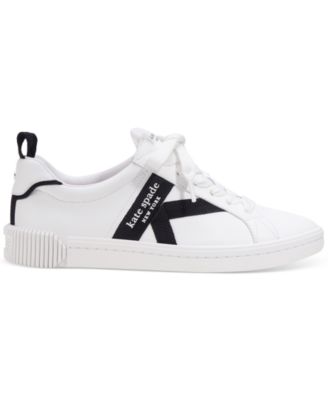 kate spade new york K As In Kate Court Leather Sneakers - Macy's