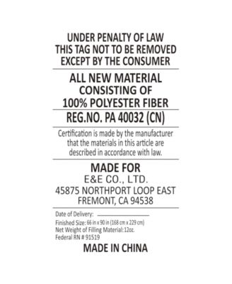 Coleman Plush Reversible HeiQ Smart Temperature Down Alternative Blanket, King