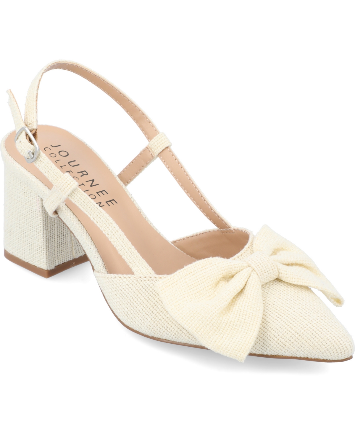 JOURNEE COLLECTION WOMEN'S TAILYNN BLOCK HEEL PUMPS 