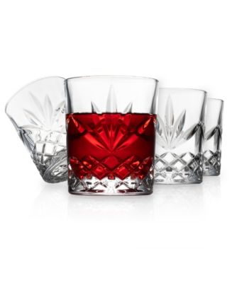 Shannon Crystal Highball Glasses By Godinger 12 Pc Set New 12 Oz