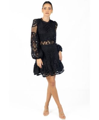 Miranda Lace Mini Dress - Macy's