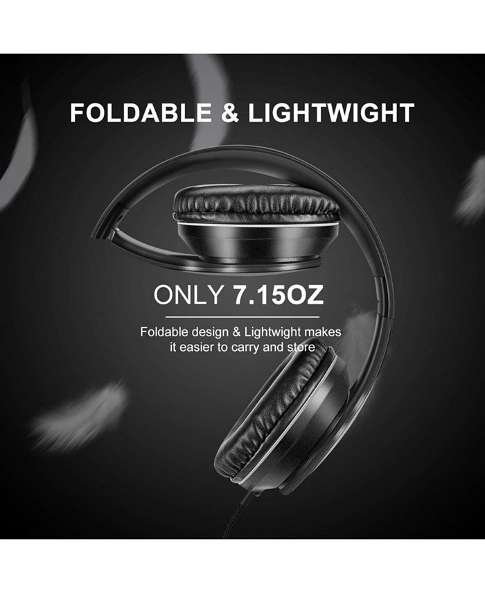 BOLT AXTION X6 OverEar Wired Headphones with Microphone Lightweight