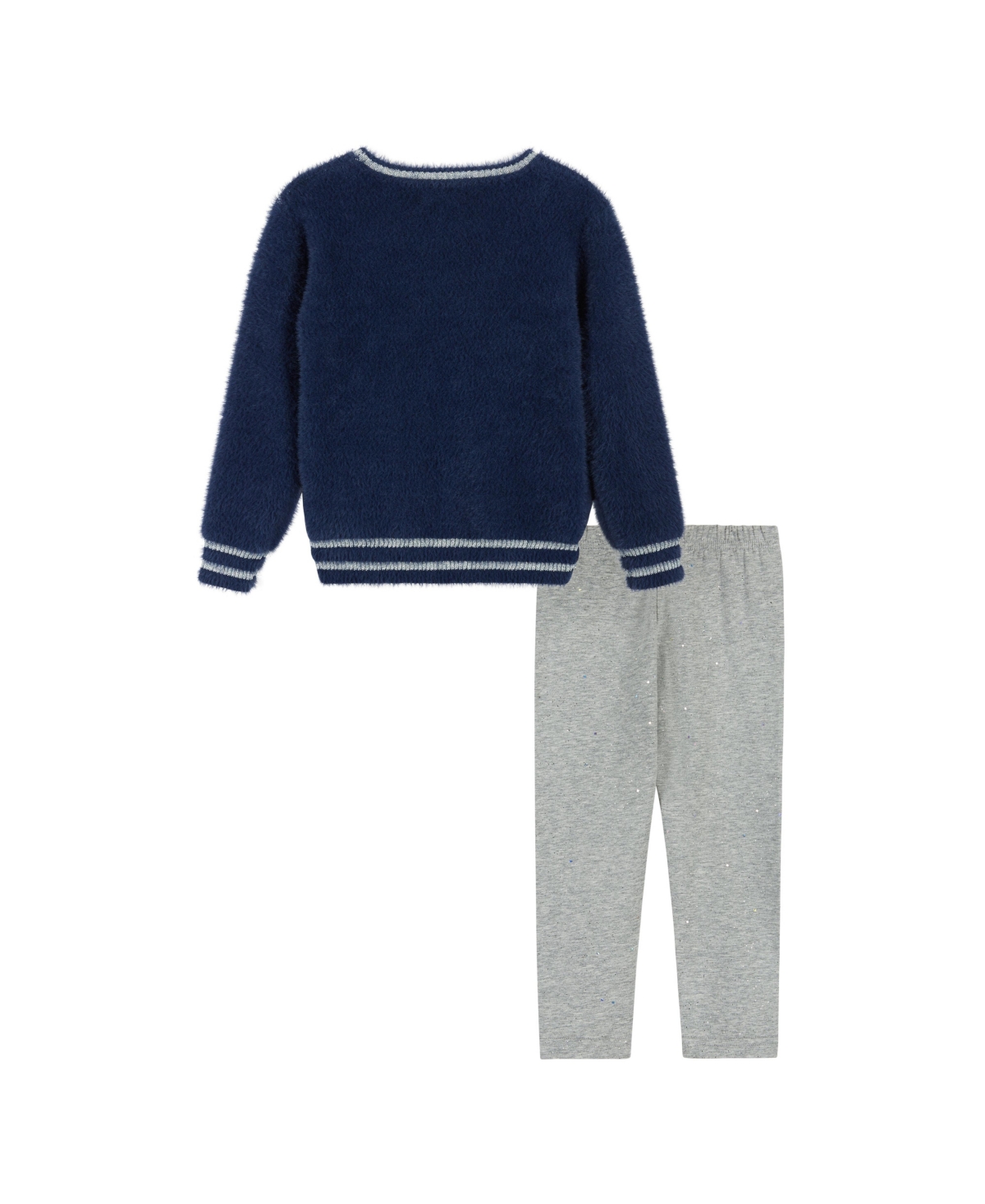 Andy & Evan Little Girls Toddler/Child Holiday Lights Sweater & Legging Set