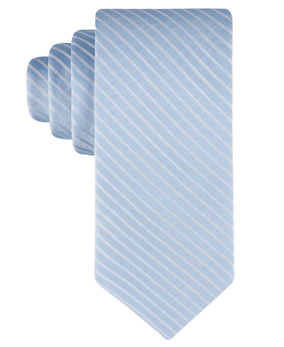 Calvin Klein Men's Austin Stripe Tie In Light Blue