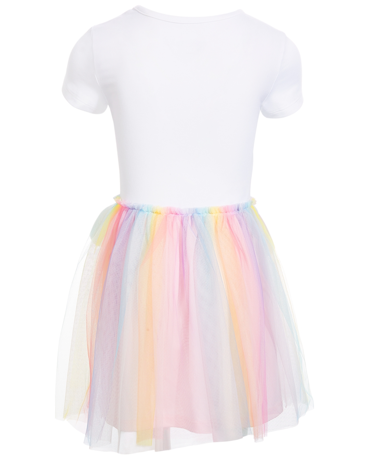 Shop Epic Threads Toddler & Little Girls Rainbow Tulle Dress, Created For Macy's In Bright White