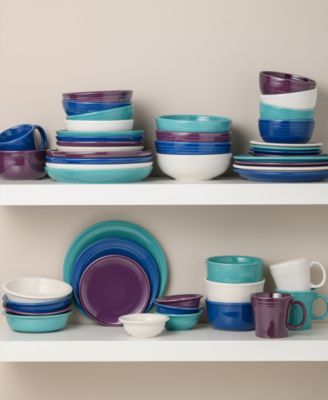 Fiesta Coastal Colors Classic Dinnerware Set, Service for