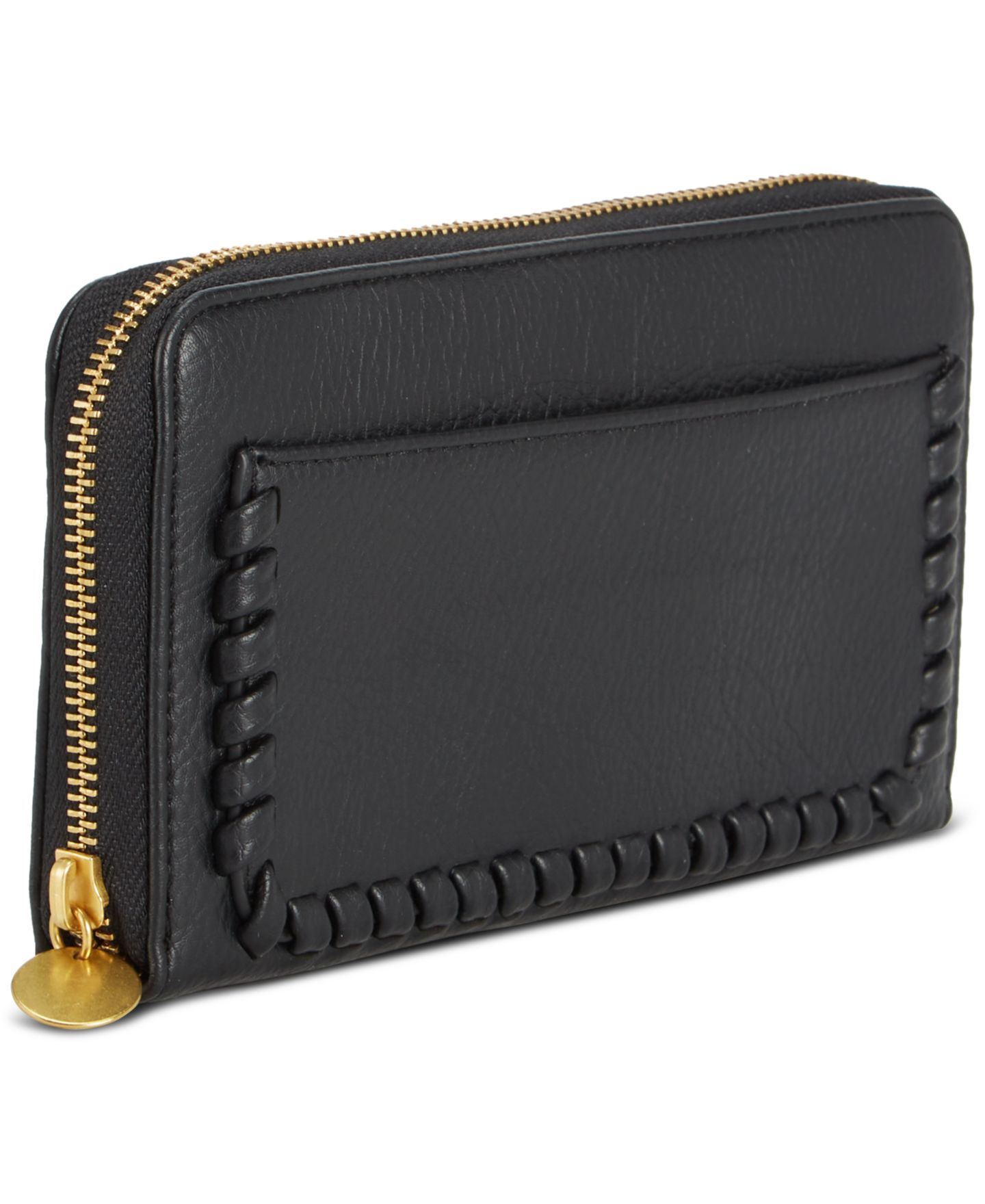 Женский кошелёк Style & Co Whip-Stitch Zip Wallet, цвет: Чёрный — фото 4