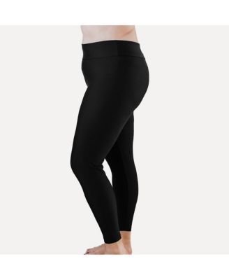Plus Size Long Swim Leggings