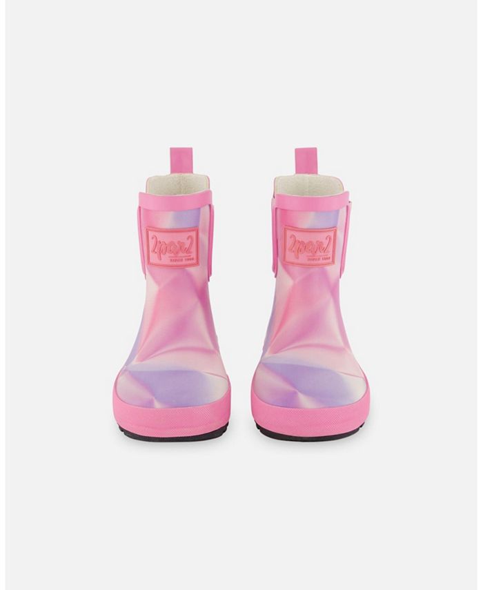 Macy's short cheap rain boots