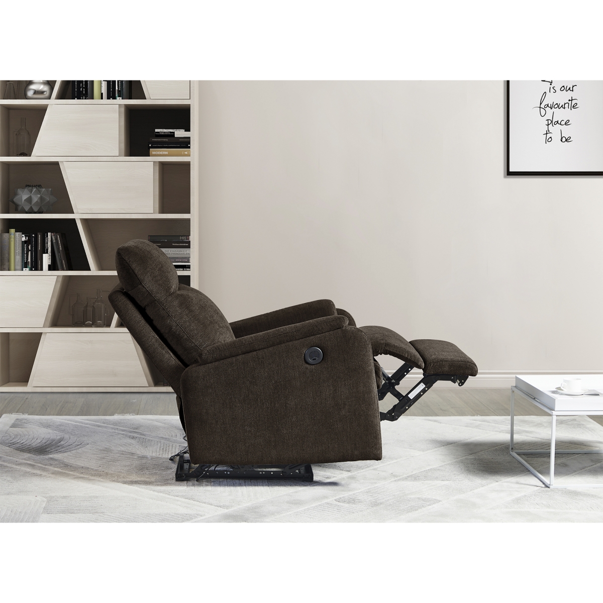 Streamdale Furniture Recliner Chair With Power Function Easy Control Big Stocks