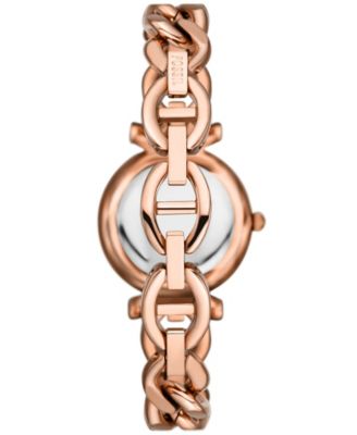 Women's Carlie Three-Hand Gold-Tone Stainless Steel Watch 28mm