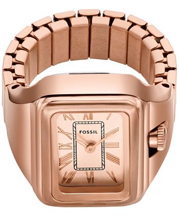Original Fossil Armband In Rosegold – Ersatzarmband Für Fossil Uhren Mit 14mm Stegbreite | Metallband Mit Klappschließe | ES-4628