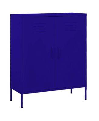 vidaXL Storage Cabinet Navy Blue 31.5