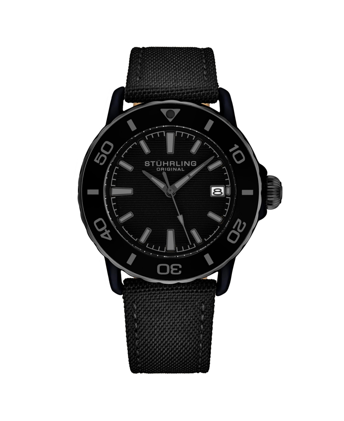 Men's 4041 Diver Watch Nylon Strap Rotating Bezel - Blue