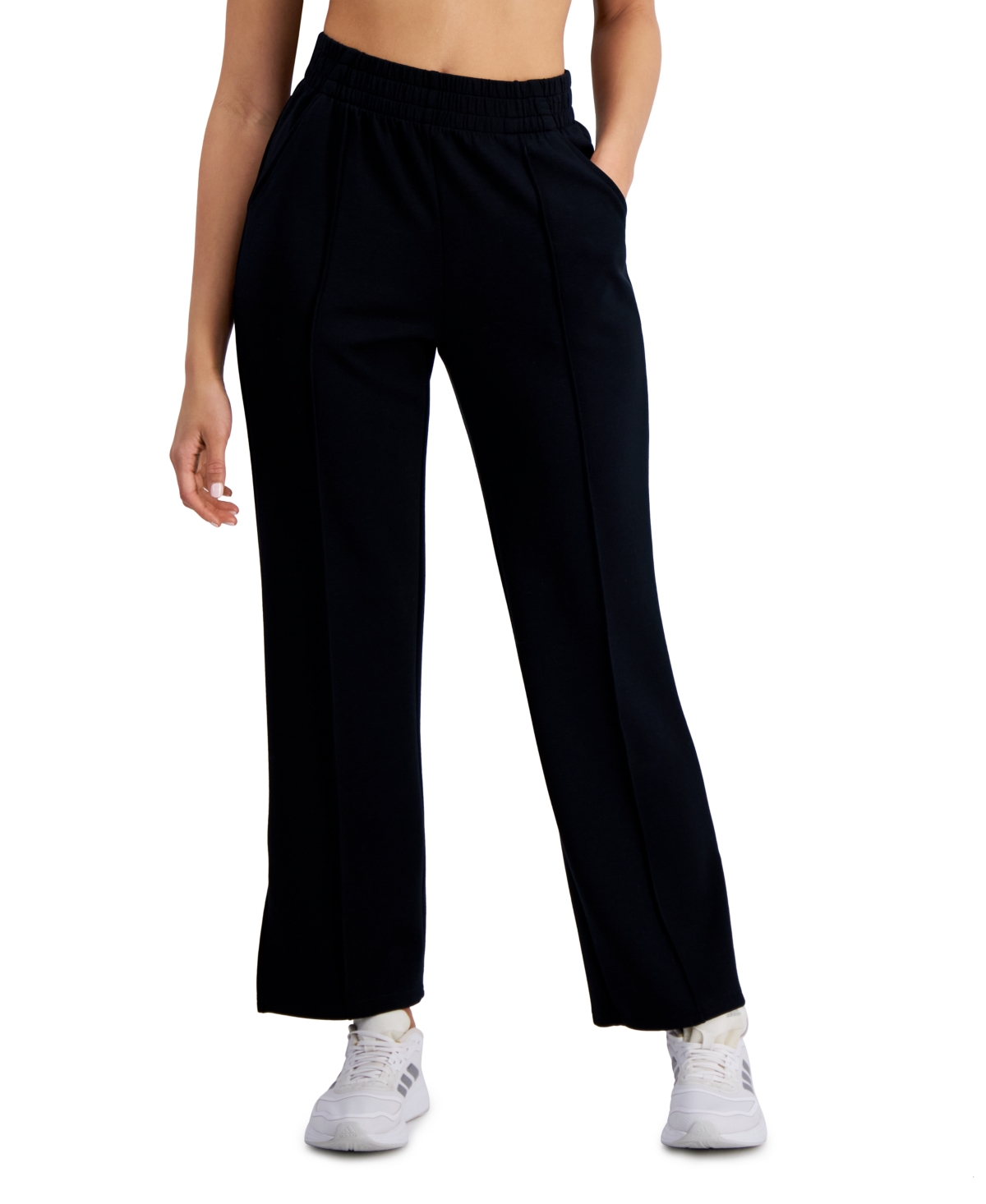 Women's Straight-Leg Pull-On Pants, Created for Macy's - Organic Sand